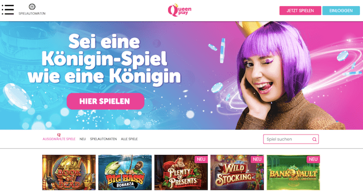 queenplay casino webseite: wie sieht sie aus und wie registriert man sich auf der website
