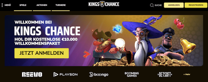 kings chance webseite