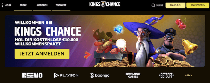Kings chance bewertung kings chance webseite